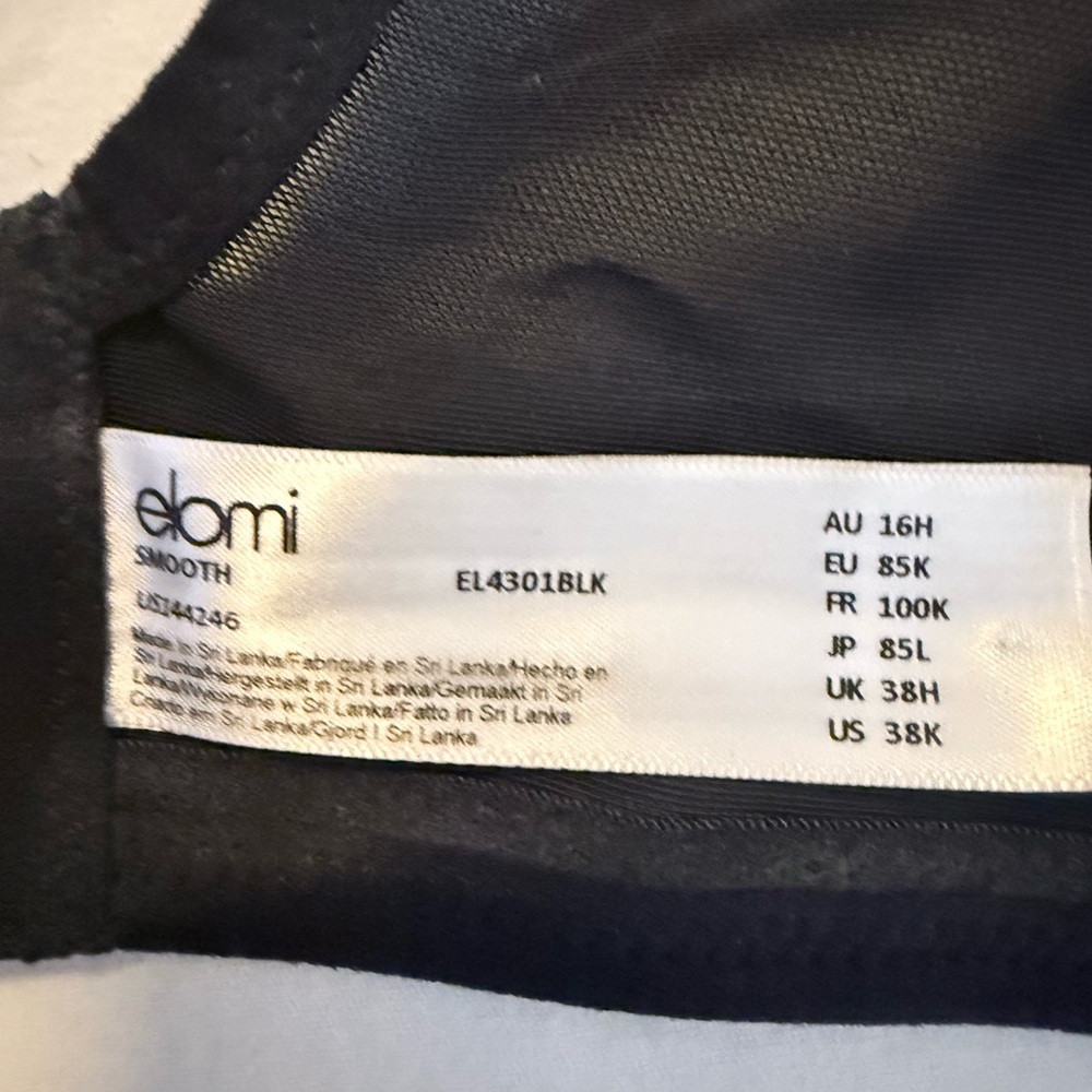 Elomi Black Smooth Lingerie